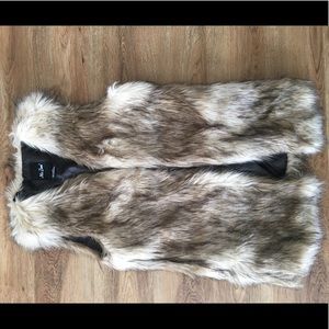 Trendy faux fur vest